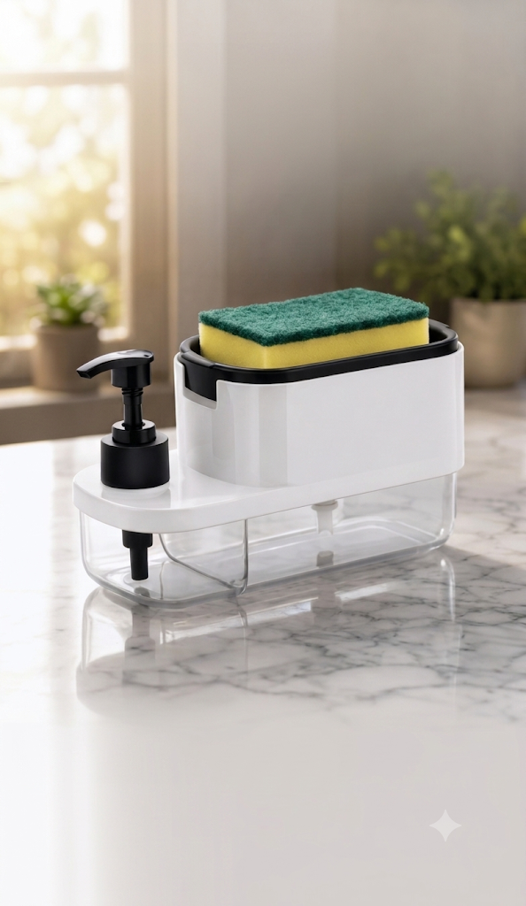 Mess-Free Kitchen Counter in Seconds.